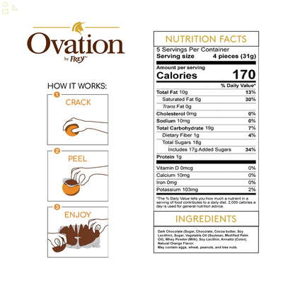 Ovation 1X Break a Part (5.53 Oz) - Orange Dark Chocolate