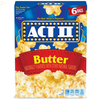 ACT II Butter Popcorn, 2.75 Oz, 6 Ct
