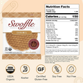 Swoffle Single Stroopwafel Sample, Caramel - Single Stroopwafel Cookie | One 1.16Oz Stroopwafel | Individual Wrapped Stroopwafel | Wheat Free, Gluten Free, and All Natural!
