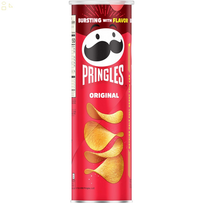 Pringles Potato Crisps Chips, Lunch Snacks, On-The-Go Snacks, Original, 5.2Oz Can (1 Can)