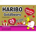 Haribo Gummi Candy | Valentine'S Day Limited Edition | Red & White Goldbears | Raspberry & Pineapple, 0.4 Oz. (25 Mini Bags)