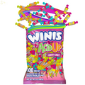 Sour & Spicy Chewy Candy - Winis Sour Taffy Chewy Candies | Easter Sour and Spicy Fruit Chewy Candies - Flavors Pineapple Orange & Cherry |Sharing Size 10.5 Oz Bag - 100 Pieces
