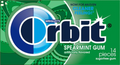 Orbit Gum, Sugar Free, Spearmint, 14-Ct