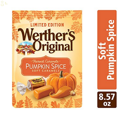 Werther'S Original Soft Harvest Pumpkin Spice Caramel Candy, 8.57 Oz Bag
