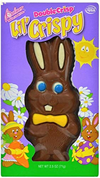 Palmer Double Crisp Lil Crispy Candy Chocolaty Chocolate Bunny, 2.5 Ounces