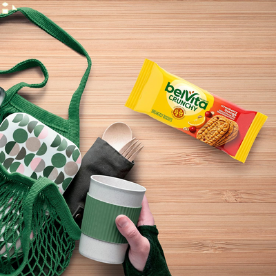 Belvita Cranberry Orange Breakfast Biscuits, 5 Packs (4 Biscuits per Pack)
