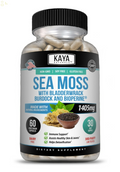 Organic Irish Sea Moss, Burdock Root, Bladderwrack Powder, Immune & Thyroid Care