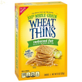 Wheat Thins Reduced Fat Whole Grain Wheat Crackers, 8 Oz