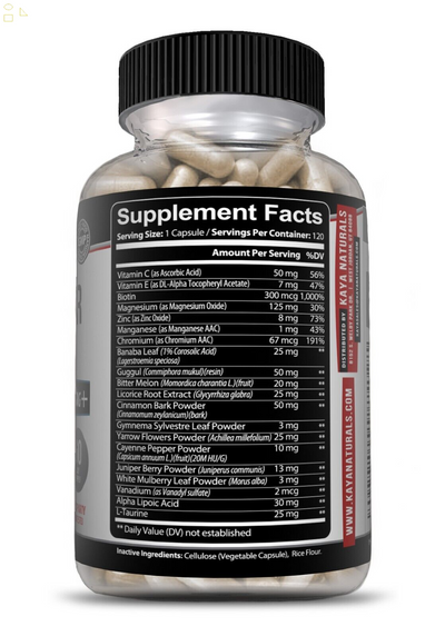 Healthy Glucose W/ Bitter Melon, Blood Support Supplement, Cinnamon 120 Count