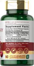 Tart Cherry Extract Capsules | 200 Count | Non-Gmo and Gluten Free Formula | Traditional Herb Supplement