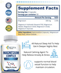 Magnesium Complex, Natural anti Anxiety & Stress Relief Supplement 500Mg