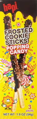 Hapi Frosted Cookie Sticks Popping Candy 1.9 Oz (Pack of 1)