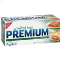 Premium Unsalted Tops Saltine Crackers, 16 Oz