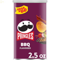 Pringles Potato Crisps Chips, Lunch Snacks, Office and Kids Snacks, Grab N' Go Snack Pack, BBQ, 2.5Oz Can (1 Can)