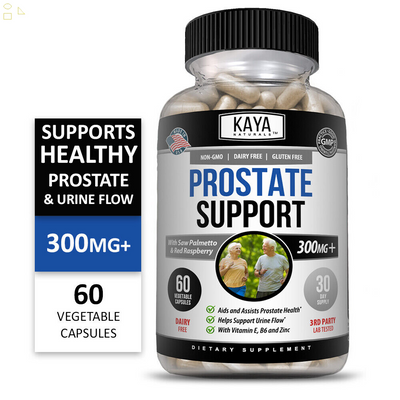 Prostate Support - Saw Palmetto - Reduce Frequent Urination, Stamina Supplement