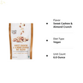 Wickedly Organic Sprouted Nut Blend, Sweet Cashew & Almond Crunch, 6 Ounce