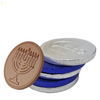 Milk Chocolate Coins, Hanukkah Gelt, Blue and Silver Coins, Made with Premium Belgian Chocolate, Nut-Free, Gluten-Free, Non-Gmo, Kosher Certified Dairy (25-Pack)