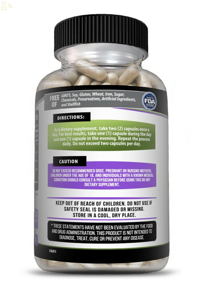 (2 Pack) Max Detox 60Ct Colon Cleanse Detox Toxins Energy Boost