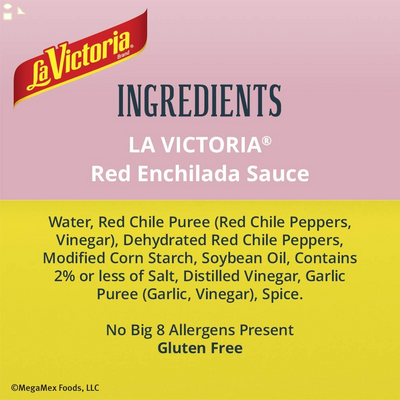 La Victoria Red Enchilada Sauce Traditional, Mild, 28 Oz