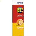 RITZ Cheese Sandwich Crackers, 8 Snack Packs (6 Crackers per Pack)