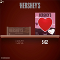 HERSHEY'S Milk Chocolate Heart, Valentine'S Day Candy Gift Box, 5 Oz