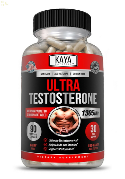 (2 Pack) Natural Testosterone Booster Muscle & Testosterone Support Bodybuilding