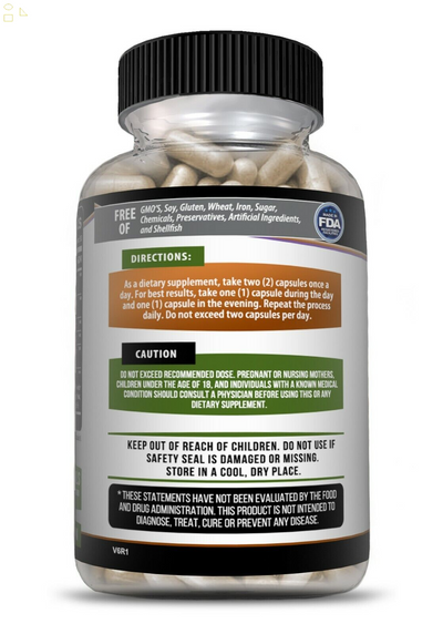 (2 Pack) Psyllium Husk 60Ct - Colon Cleanse, Detox, Energy Boost, 