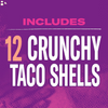 Taco Bell Crunchy Taco Shells (12 Ct Box)