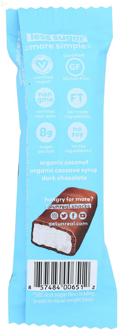 UNREAL Dark Chocolate Coconut Bar, 1.3 OZ