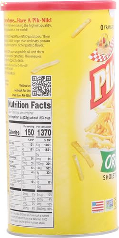Pik-Nik Foods Original Shoestring Potatoes, 9 Oz
