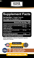 (2 Pack) Turmeric Curcumin with Ginger Black Pepper 60Ct Joint Pain Max Strength