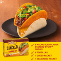 Old El Paso Stacked Queso Crunch Taco Kit, 6-Count, 13.25 Oz.