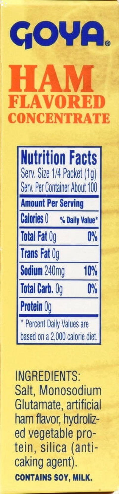 GOYA Ham 3.52 O Flavored Concentrate 3.52 Oz Packing May Vary 