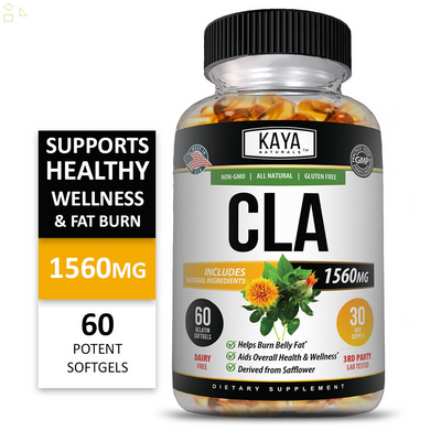 (2 Pack) CLA 60Ct - Fat Burner, Appetite Suppressant, Get Toned