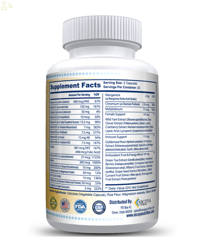 Once a Day Women'S 50+ Complete Multivitamin- Essential Vitamins 500MG+