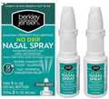 Berkley No Drip Maximum Strength plus Menthol 12 Hour Nasal Congestion Relief Spray 2 X 1Oz Bottles | Compare to Afrin Maximum Strength Active Ingredient