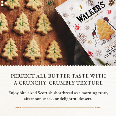 Festive Mini Bag Shortbread Trees