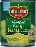 Del Monte Canned Cut Whole Golden Sweet Kernel Corn, 8.75 Ounce