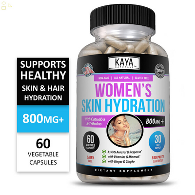 (2 Pack) Skin Hydration Vitamins, Tone, Repair, and Elasticity Skin Care 60Ct