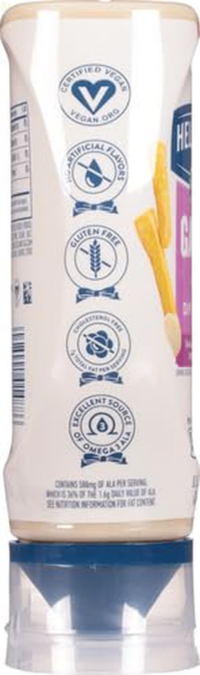 Hellmann'S Garlic Dip & Spread for French Fries, Sandwiches, Burgers & More Garlic Aioli Made with 100% Certified Vegan Ingredients 11.5 Oz