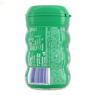 Mentos Pure Sugar-Free Chewing Gum with Xylitol, Spearmint, 50 Piece Bottle