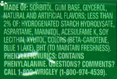 Orbit Gum, Sugar Free, Spearmint, 14-Ct