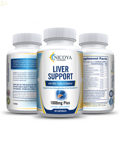 Natural Liver Support- Cleanse & Detox Formula, Fat Metabolism & Energy 60 Count