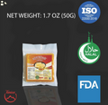 TANISA Chilli Rice Paper - Vietnamese Dried Spicy Rice Paper Snacks (11Cm, Square, 1.8 Oz) - Banh Trang Ot, Dried Chili, Gluten - Free, Snack Size, Non GMO, Vegan