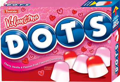 Tootsie Valentine Dots Candy, 6-Ounce Pack