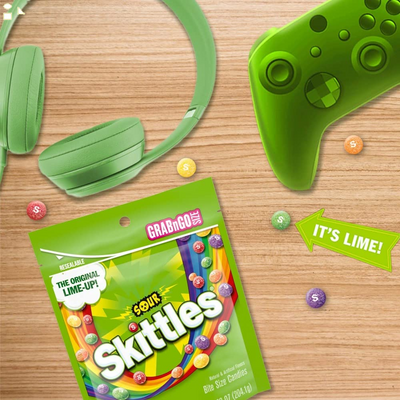 Skittles Sour Skittles Candy, 7.2 Oz