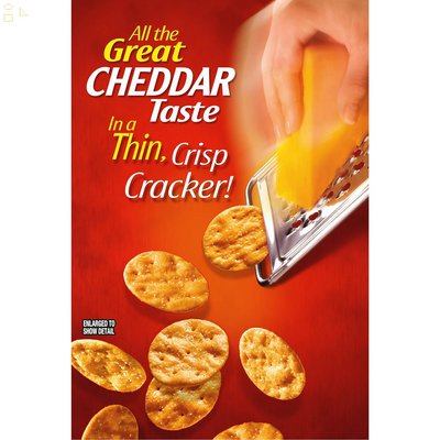 NABISCO Better Cheddars Baked Snack Crackers, 6.5 Oz