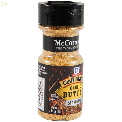 Mccormick Grill Mates Garlic Butter Seasoning, 3.1 Oz Packaging may vary