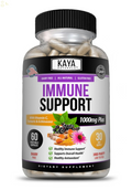 Immune System Booster, Elderberry, Zinc, Probiotics, Echinacea, Garlic, Turmeric