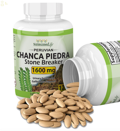 Chanca Piedra 1600 Mg 120 Tablets Peruvian Material Stone Breaker